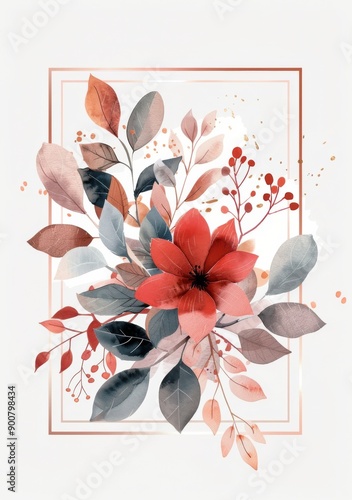 Watercolor Floral Bouquet