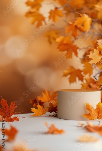 Autumn Leaves and Platform