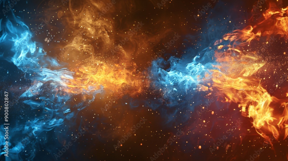 Fiery Duality of Elements Clash Fiery Duality of Elements Clash