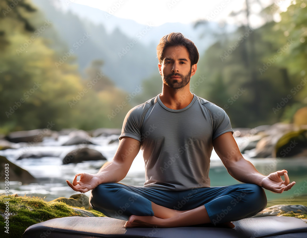 Firefly Mindfulness Meditation in Nature- A realistic image of a man practicing mindfulness and medi (1) Firefly Mindfulness Meditation in Nature- A realistic image of a man practicing mindfulness and medi (1)
