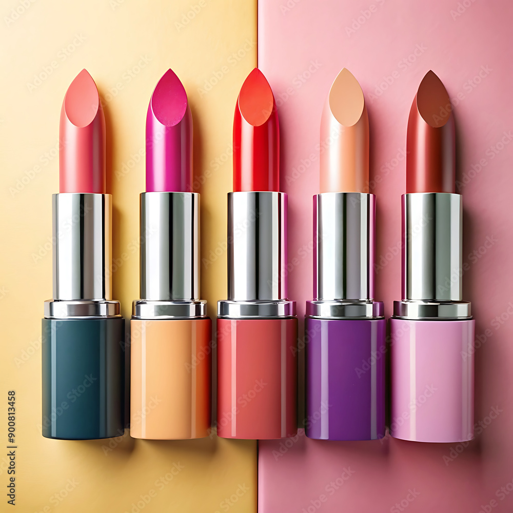 Obraz premium Mockup template beauty cosmetics products