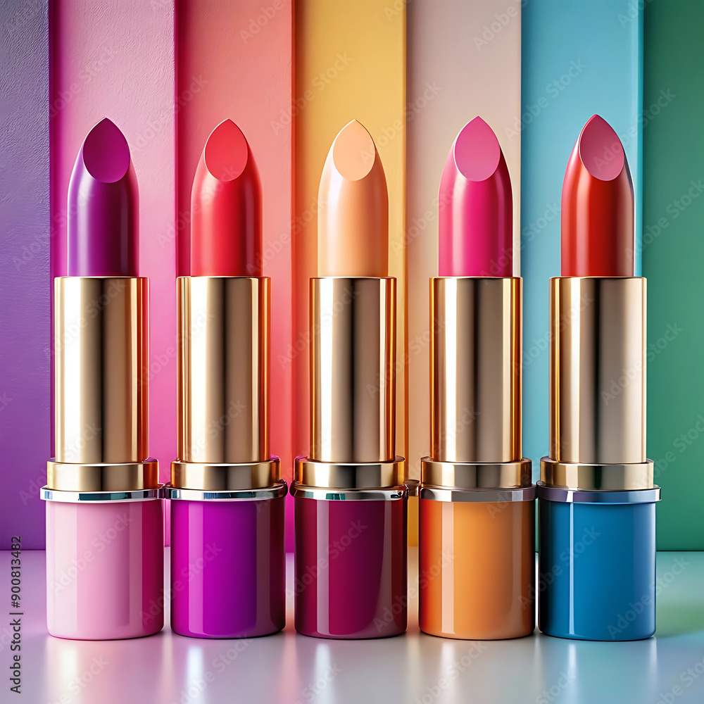 Obraz premium Mockup template beauty cosmetics products