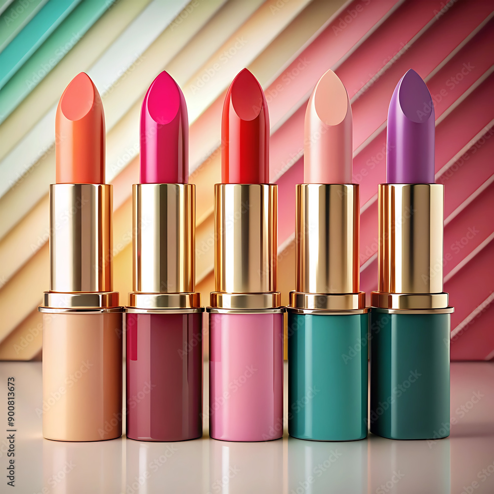 Fototapeta premium Mockup template beauty cosmetics products