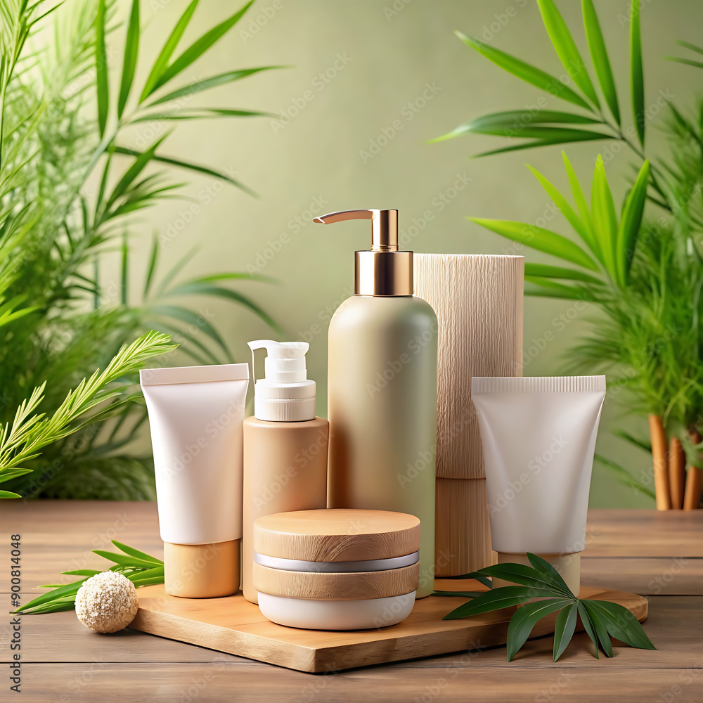 Mockup template beauty cosmetics products Mockup template beauty cosmetics products