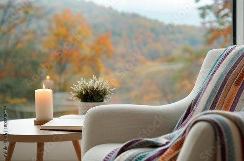 Cozy Autumn Window Seat