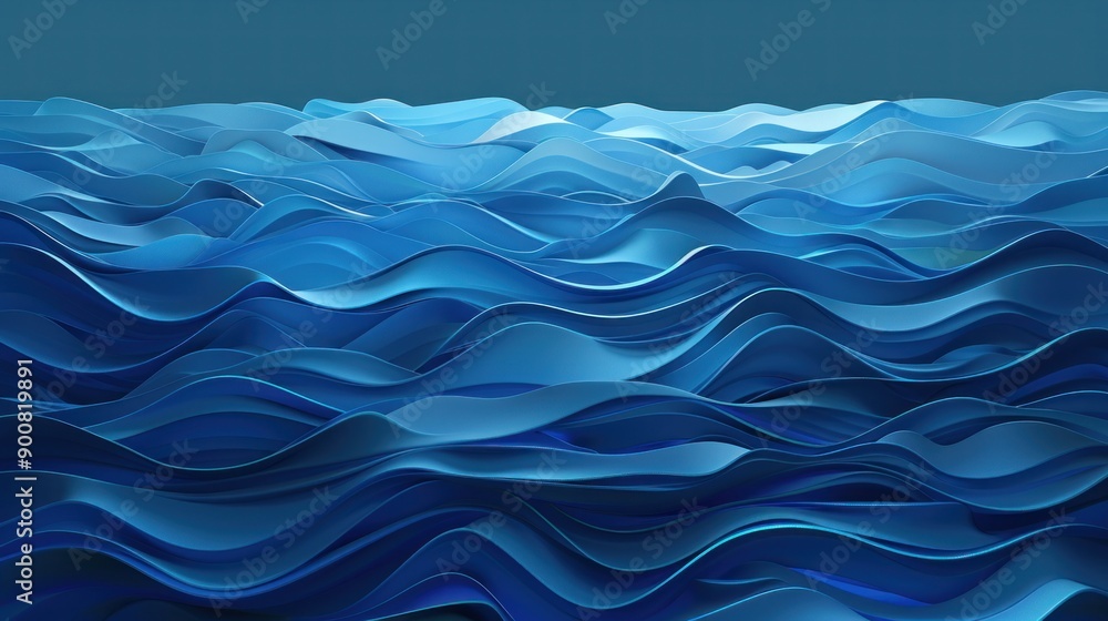 Blue waves abstract gradual background illustrate the sea or ocean water surface Blue waves abstract gradual background illustrate the sea or ocean water surface