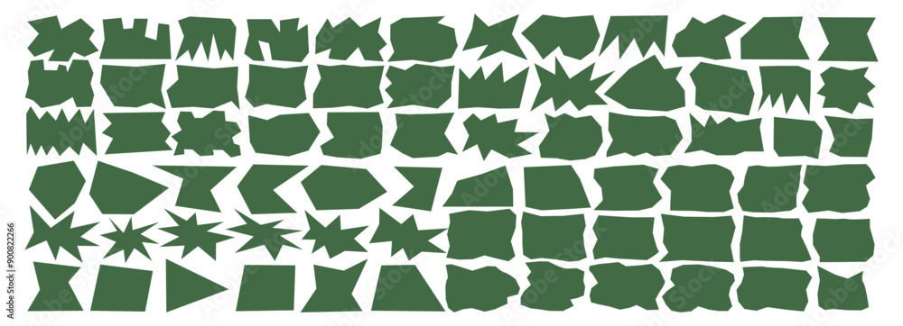 Organic shape and cutout piece for green eco collage. Torn note, rough form, geometric element. Flat star, hand-drawn doodle, cartoon figure. Simple illustration set, abstract vector background Organic shape and cutout piece for green eco collage. Torn note, rough form, geometric element. Flat star, hand-drawn doodle, cartoon figure. Simple illustration set, abstract vector background