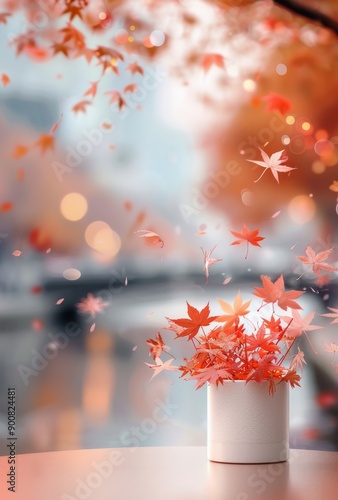 Pink Cherry Blossoms and Bokeh