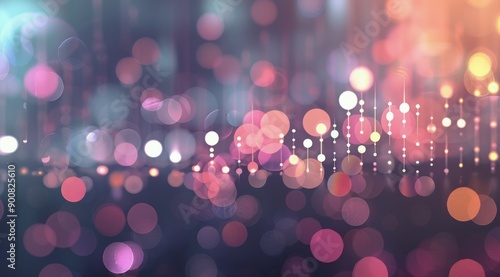 Abstract Arrows With Bokeh Lights