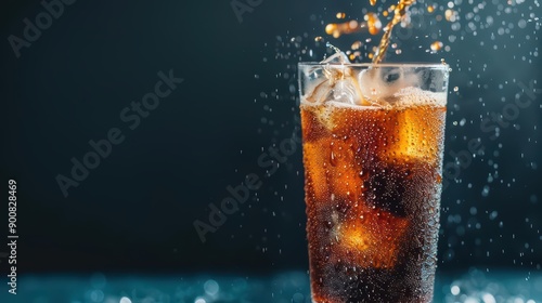 A cold brew explosion served over ice