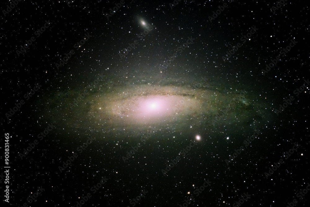The Andromeda Galaxy in the constellation Andromeda. The Andromeda Galaxy, also known as Messier 31 (M31), is a spiral galaxy that's the closest major galaxy to the Milky Way The Andromeda Galaxy in the constellation Andromeda. The Andromeda Galaxy, also known as Messier 31 (M31), is a spiral galaxy that's the closest major galaxy to the Milky Way