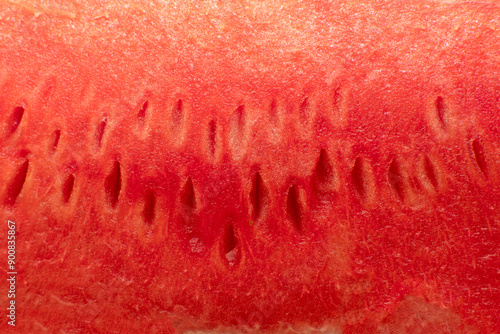 Close up of a watermelon pulp