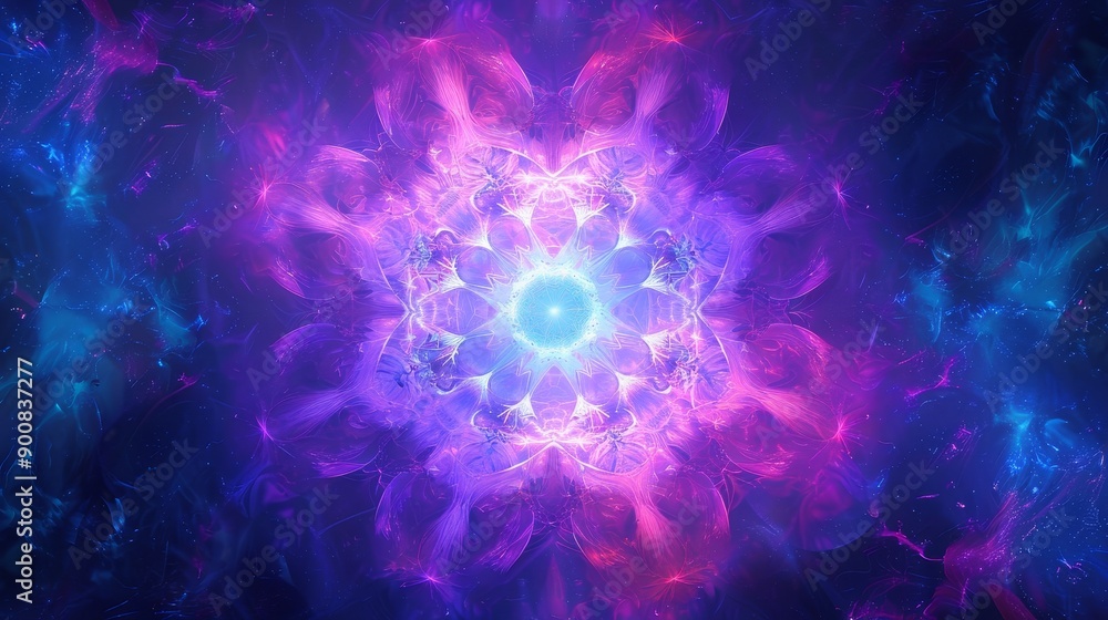Obraz premium Esoteric geometry mystical magic wallpaper background
