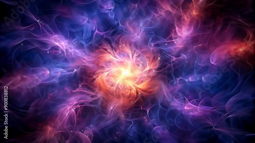 Abstract Fractal Background Seamless Loop
