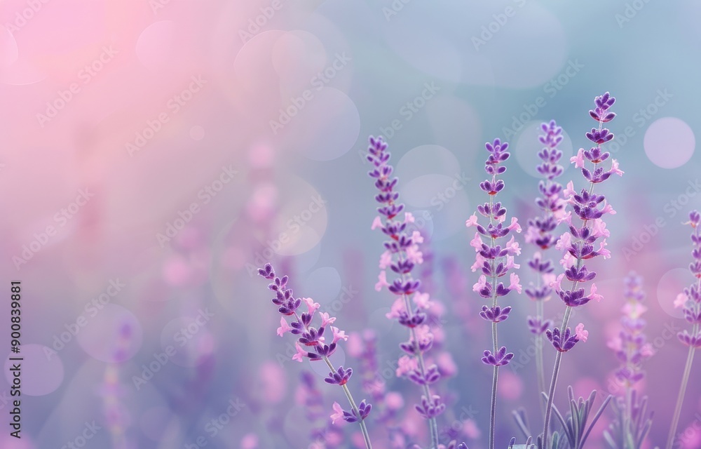 Lavender Blooms in Soft Light Lavender Blooms in Soft Light