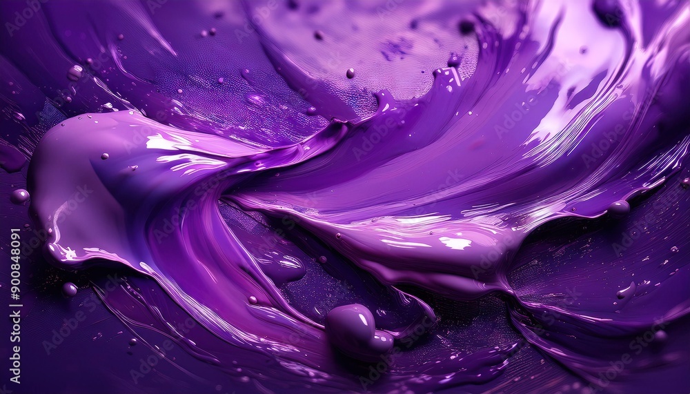 Swirling Purple Paint Abstract Art Background Swirling Purple Paint Abstract Art Background