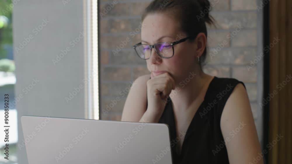 Freelance woman works on laptop freedom and choice comes with freelancing. She has flexibility and independence that freelancing offers unique career path from anywhere in world with freelancing Freelance woman works on laptop freedom and choice comes with freelancing. She has flexibility and independence that freelancing offers unique career path from anywhere in world with freelancing