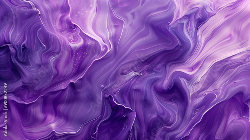 Abstract Paint Texture with Ultra-Pigmented Purple Hues