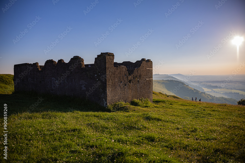 ruins of building in vast green landscape
ruins of building in vast green landscape