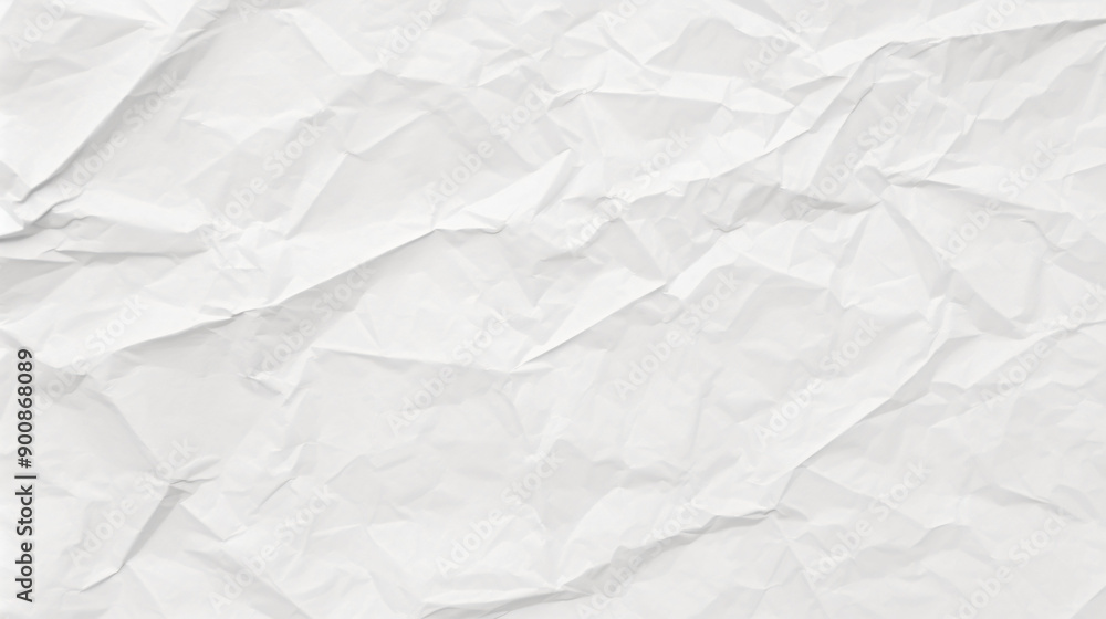Fototapeta premium white crumpled paper background texture
