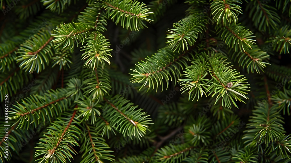 Festive Christmas Tree Branches. Holiday Celebration Festive Christmas Tree Branches. Holiday Celebration