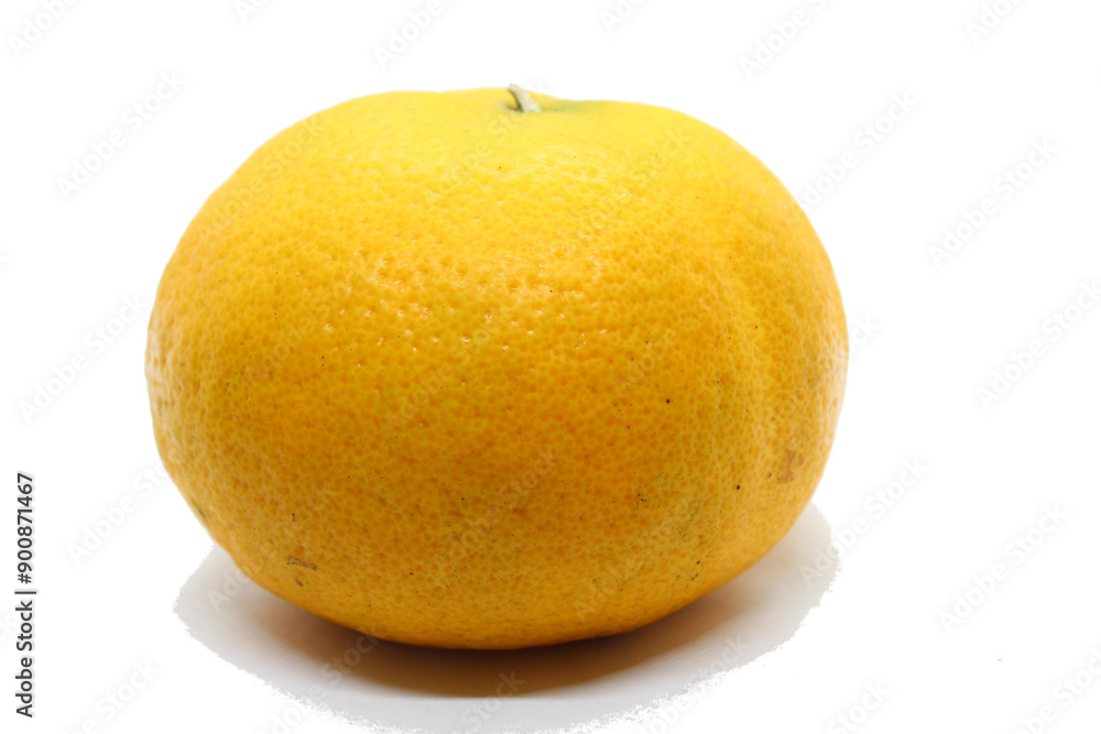 tangerine isolated on white background. isolated natural food. fruit on white background.