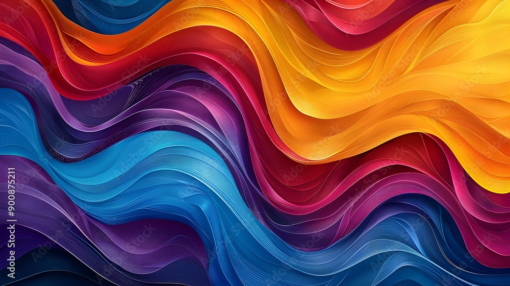 Vibrant Flowing Colors. Abstract graphic background Vibrant Flowing Colors. Abstract graphic background