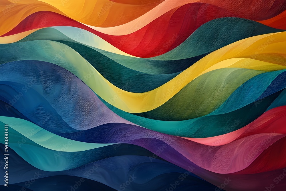 Colorful abstract waves. Artistic concept Colorful abstract waves. Artistic concept