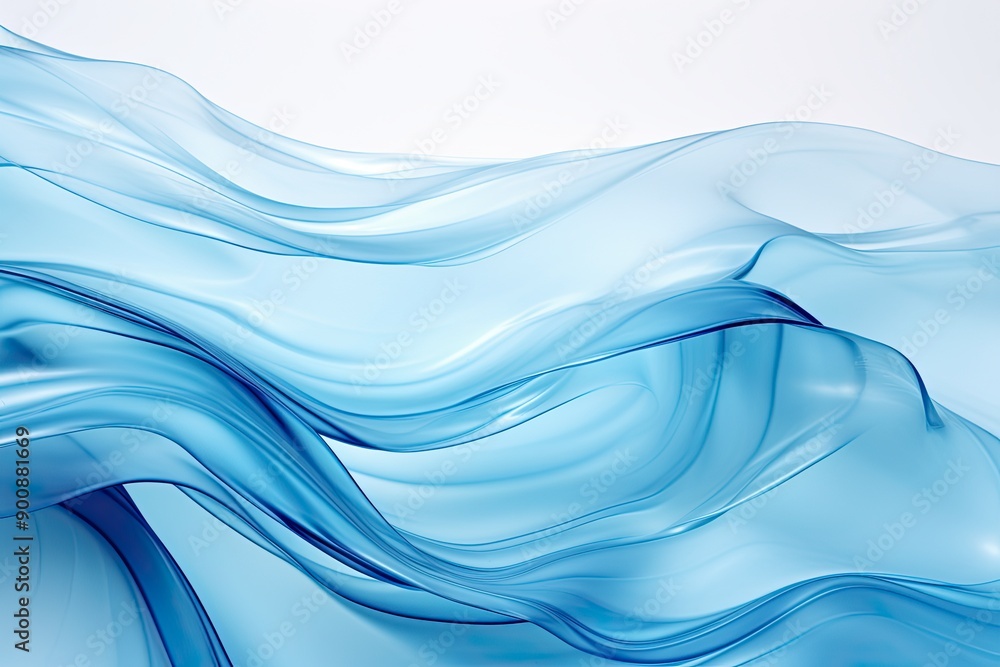 Flowing Artistry: Light Blue Water Motion colored Flowing Artistry: Light Blue Water Motion colored