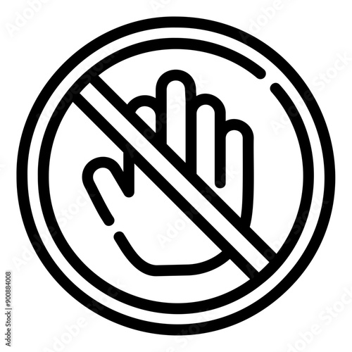 notouch Line Icon