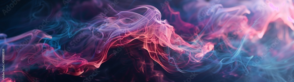 Fototapeta premium Abstract gradient smoke background