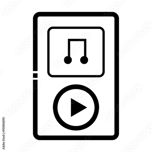 mp3 player Line Icon