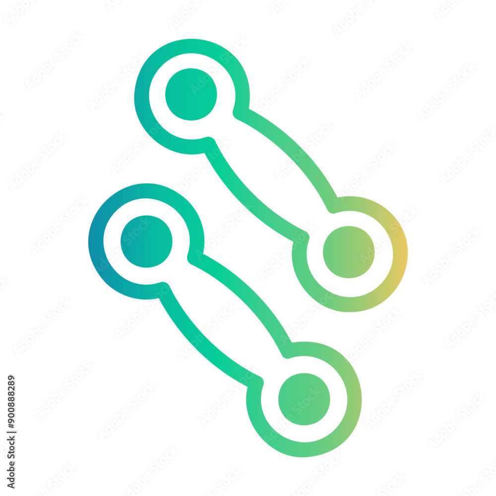 mini dumbbell Line Gradient Icon mini dumbbell Line Gradient Icon