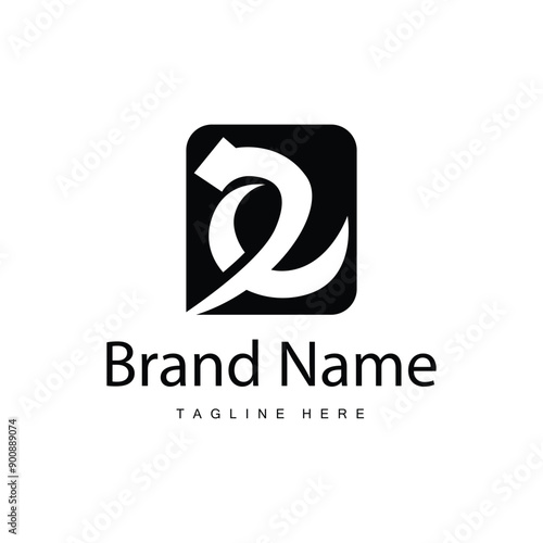 E letter logo in simple style Luxury product brand template illustration