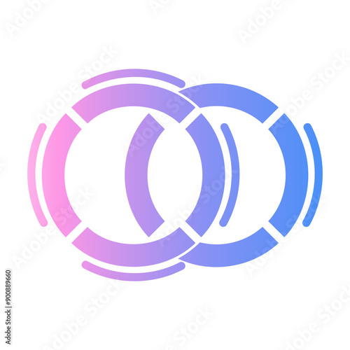 hula hoop Gradient icon