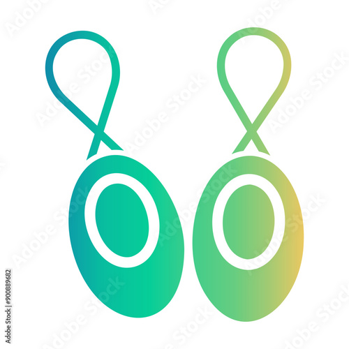 rhythmic gymnastic shoes Gradient icon