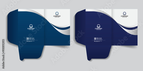Unique real estate file cases presentation folder design. report cover template, presentation folder, cover design for folder, Professional luxury corporate creative presentation file folder