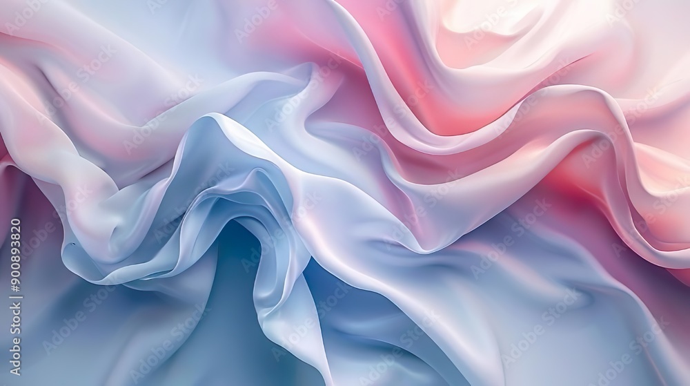Fototapeta premium Abstract Soft Pastel Waves