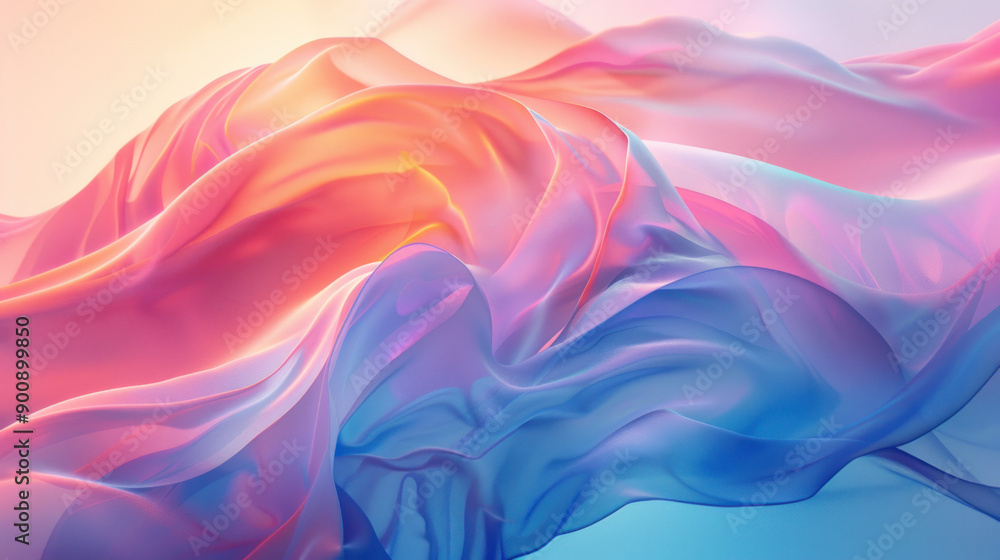 Obraz premium Dynamic Gradient Elegance