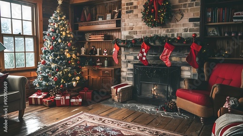 Christmas Cheer in a Cozy Cabin