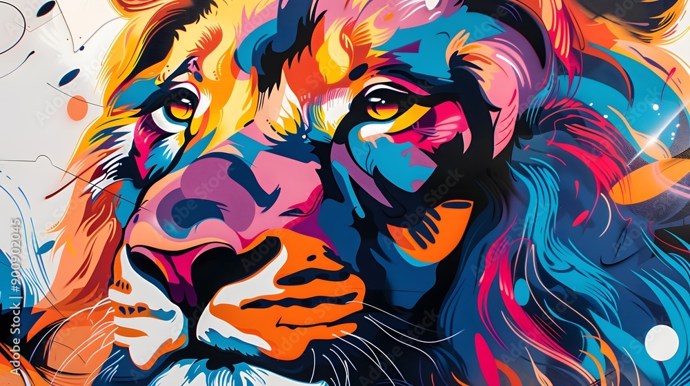 lion illustration background lion illustration background