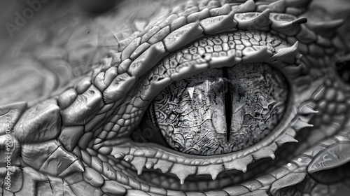 realistic dragon eye illustrations