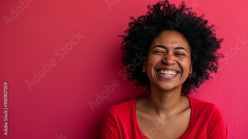 black woman smiling