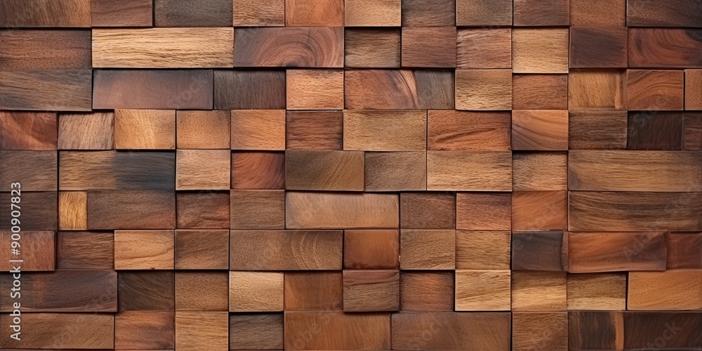 Fototapeta premium Wooden Wall Paneling