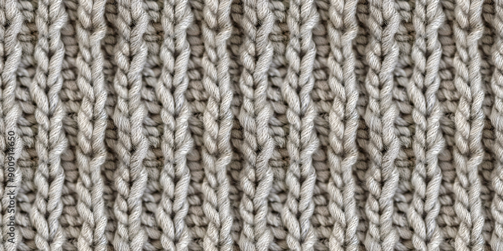 a close up of grey yarn with many thick and thin knit stitches, the texture is smooth and has an organic feel to it a close up of grey yarn with many thick and thin knit stitches, the texture is smooth and has an organic feel to it