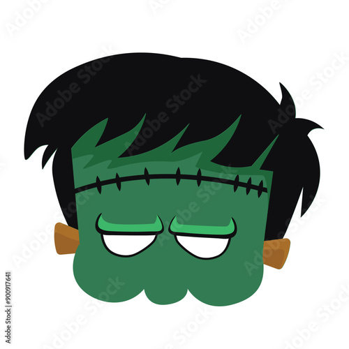 Halloween props icon illustration