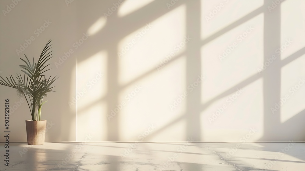 Beige studio background for product presentation Shadow of Window and Sunlight on Empty Room White Wall and Floor Summer concert Blurred backdrop : Generative AI Beige studio background for product presentation Shadow of Window and Sunlight on Empty Room White Wall and Floor Summer concert Blurred backdrop : Generative AI