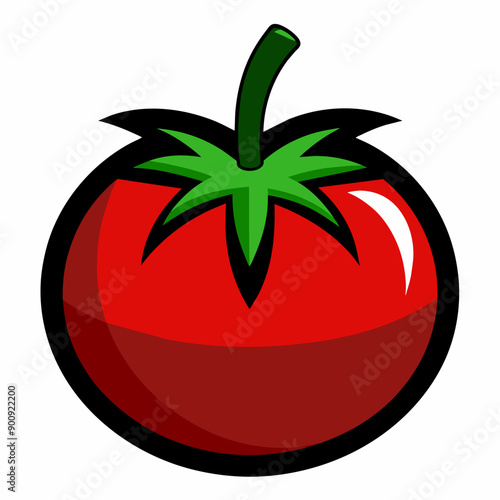 A tomato vector illustration image 