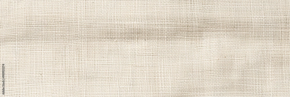 Fototapeta premium Beige Woven Fabric Texture