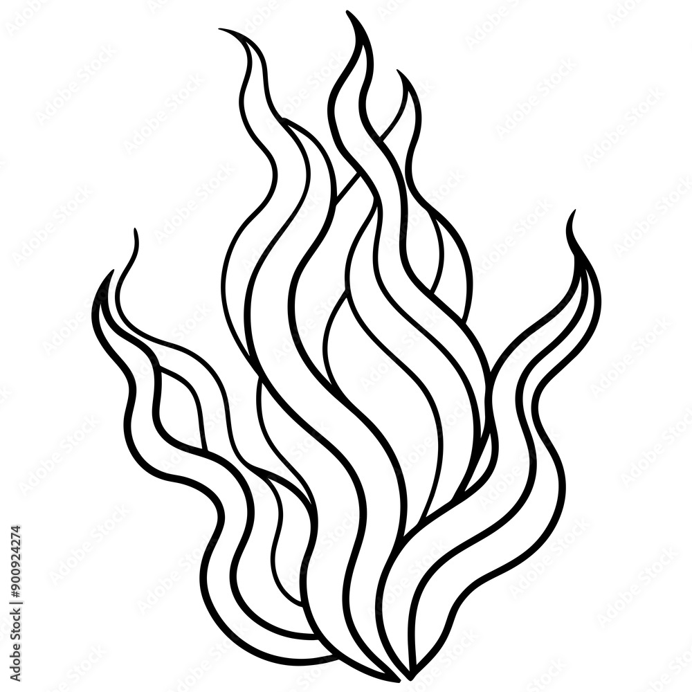 illustration of a fire illustration of a fire
